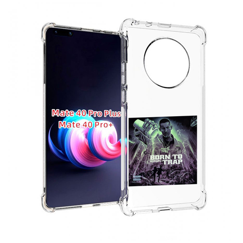 Чехол MyPads Born to Trap Kizaru для Huawei Mate 40 Pro+ Plus задняя-панель-накладка-бампер
