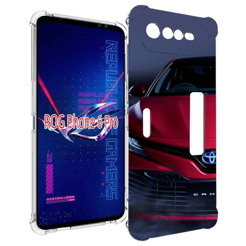 Чехол MyPads toyota тойота 1 для Asus ROG Phone 6 Pro задняя-панель-накладка-бампер чехол mypads toyota тойота 3 для asus rog phone 6 задняя панель накладка бампер