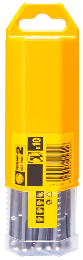 Бур SDS plus DeWalt 12х 260 DT9842 (10 штук)