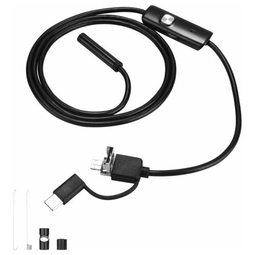 Видеоскоп Deko WEC-1 1m 065-0153 эндоскоп 3 5м micro usb usb type c deko wec 3 5 065 0155