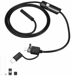 DEKO Водонепроницаемый эндоскоп 1м (Micro USB, USB, Type-C) WEC-1 065-0153