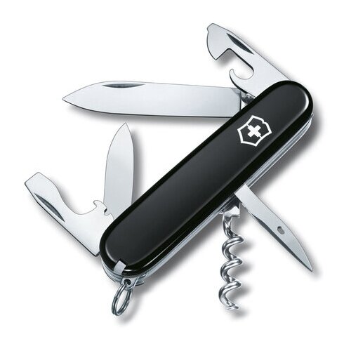 Нож Victorinox Spartan, 91 мм, 12 функций, черный