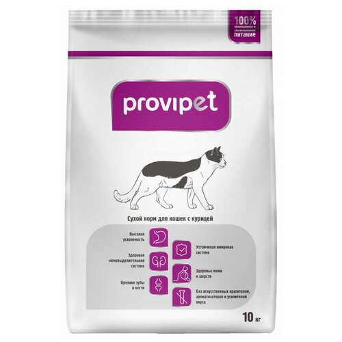Provipet для взрослых кошек с курицей 10 кг