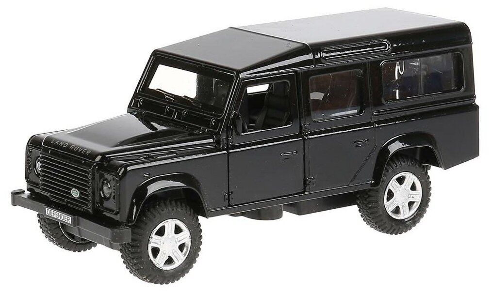 Модель машины Технопарк Land Rover Defender, черная, инерционная DEFENDER-BK