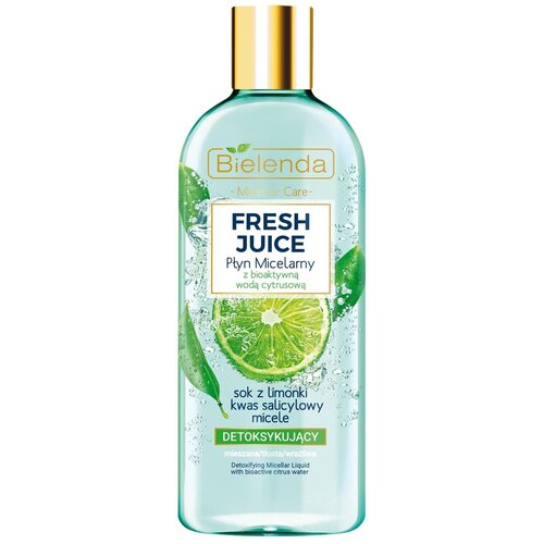 Мицеллярная вода Bielenda Fresh Juice Детоксифицирующая мицеллярная вода 