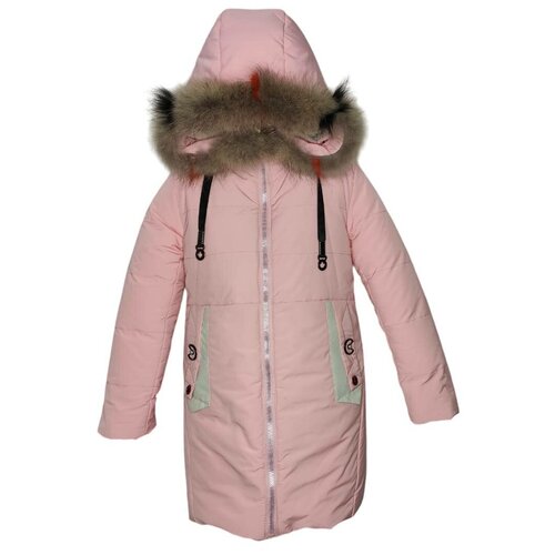 Пальто для девочки. Цвет светло-розовый. SUNYANG . Размер 146