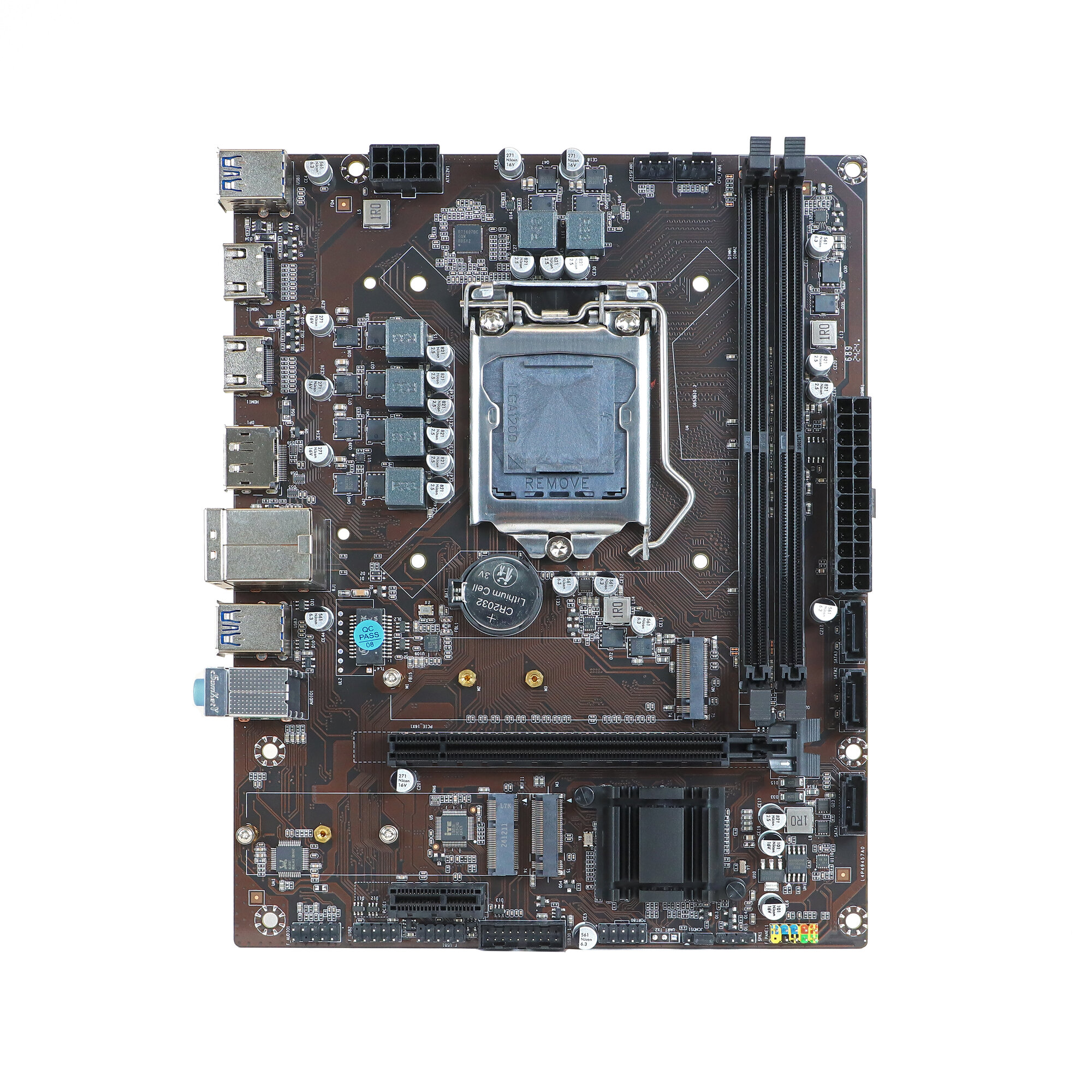 Материнская плата BaseTech H510M-K, Socket1200, Intel H510, mATX