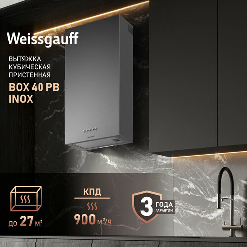 Купольная вытяжка Weissgauff Box 40 PB Inox 13640₽