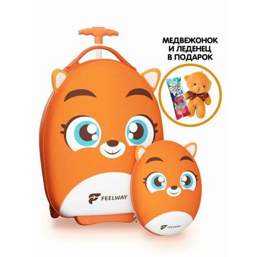 Чемодан FEELWAY 18 л размер S оранжевый 11846₽