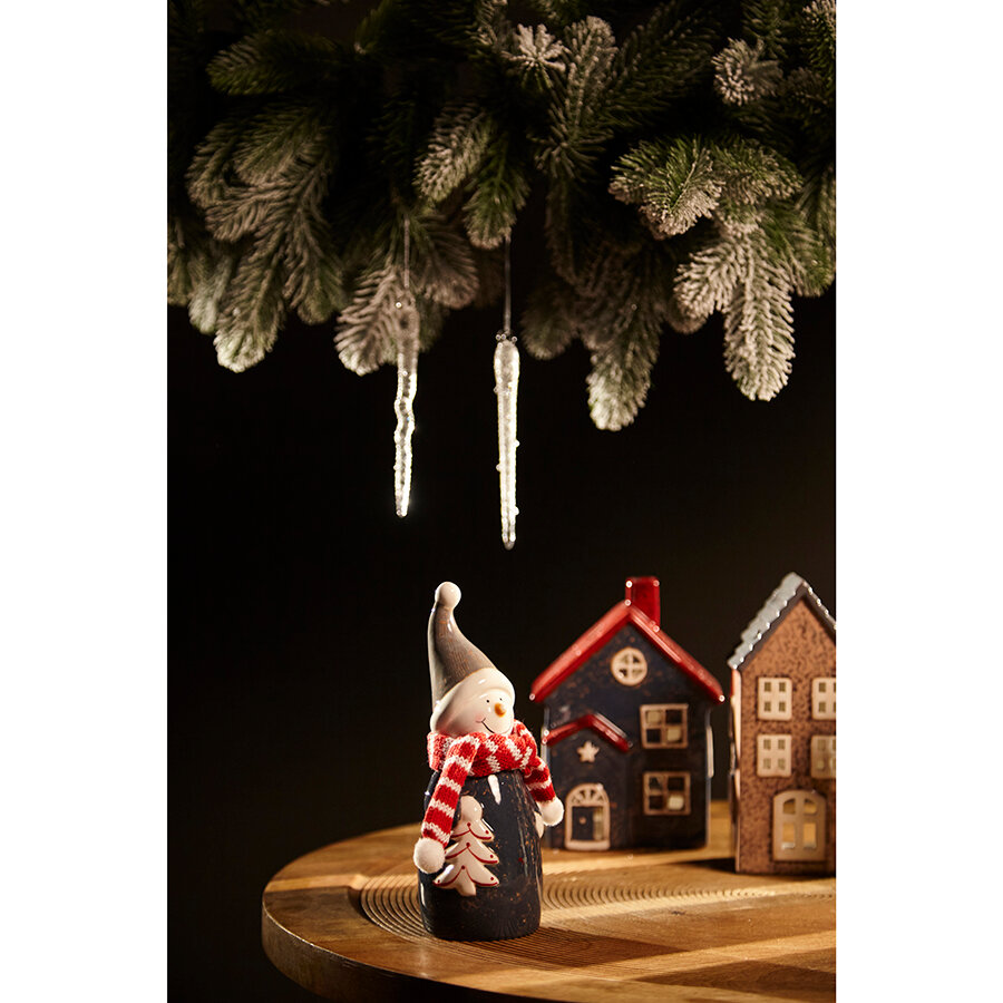 Декор новогодний Tkano New Year Essential Happy Snowman - фото №3