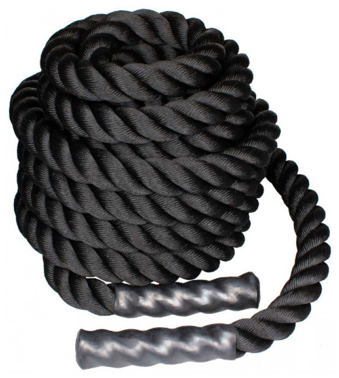 Канат для кроссфита LiveUp BATTLE ROPE BLACK цвет:черный, размер:9м