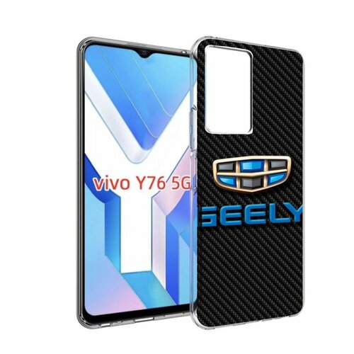 Чехол MyPads geely джили 1 для Vivo Y76 5G задняя-панель-накладка-бампер
