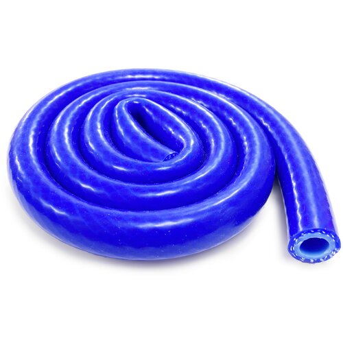 Шланг силиконовый армированный для авто 6 мм, 1 м / Шланг силиконовый системы охлаждения / Патрубок силиконовый