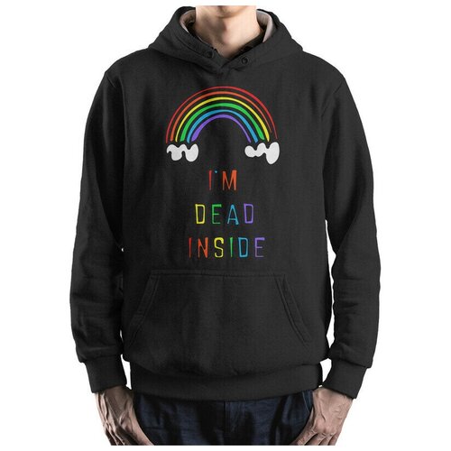 фото Худи ds apparel, размер 46, черный