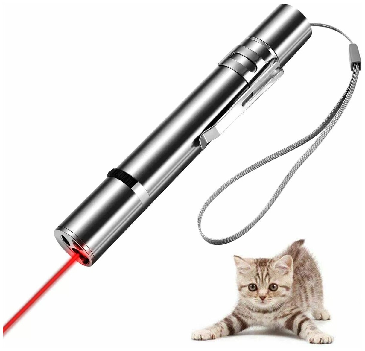 Лазерная указка 7в1 для кошек и собак, с USB зарядкой - фотография № 2