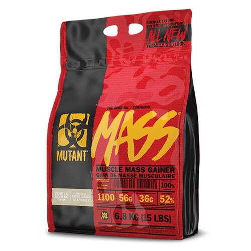 Fit Foods Mutant Mass, 6800 гр. (ванильное мороженое) fit foods mutant whey 908 g тройной шоколад