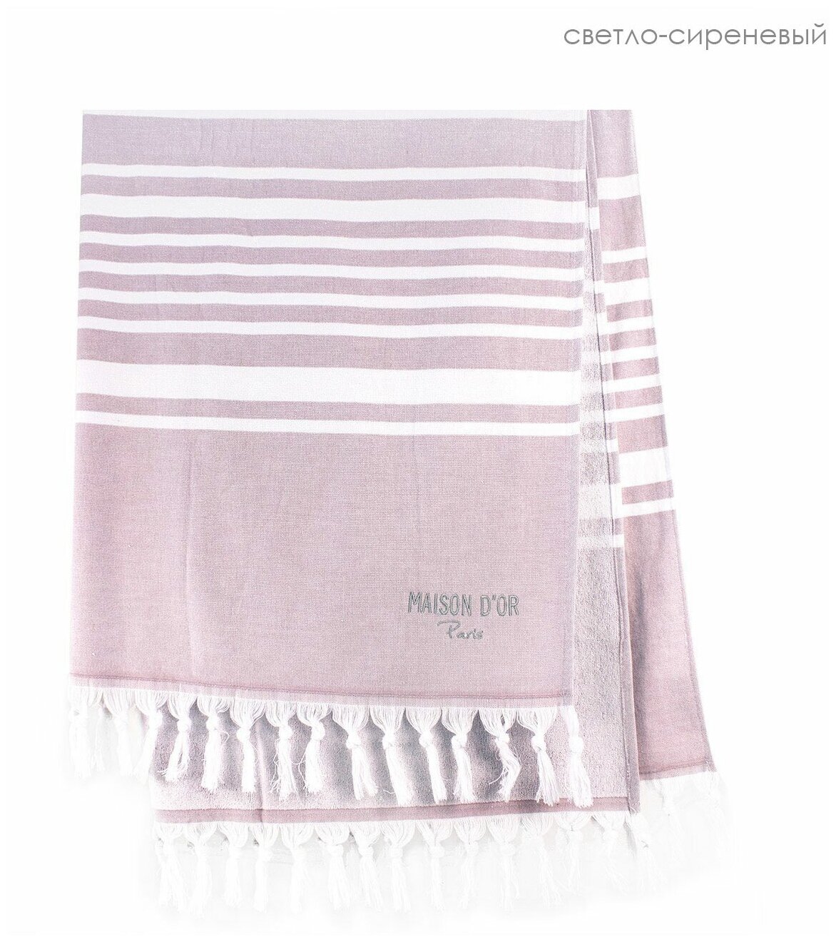 фото Полотенце-палантин пештемаль Maison Dor PESTEMAL хлопок серый 100х200