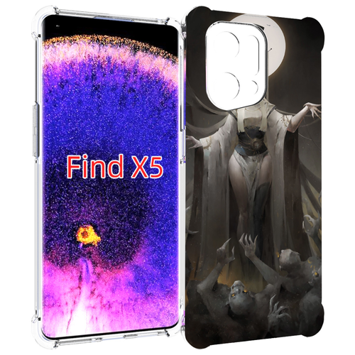 Чехол MyPads Erfiorr — Fantasy Art Dimension для Oppo Find X5 задняя-панель-накладка-бампер чехол mypads erfiorr fantasy art dimension для samsung galaxy s23 задняя панель накладка бампер