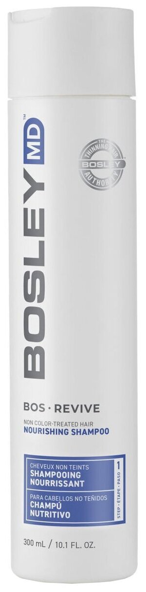 Bosley Шампунь для истонченных неокрашенных волос Bos Revive Non Color Treated Hair Nourishing Shampoo Шампунь 300мл