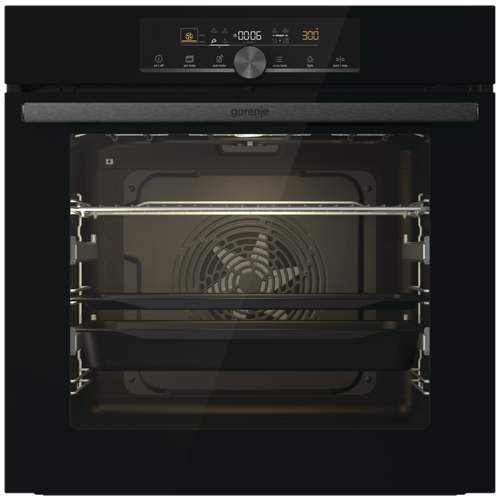 Электрический духовой шкаф Gorenje BOS6747A01BG, черный электрический духовой шкаф gorenje bo6717e03w