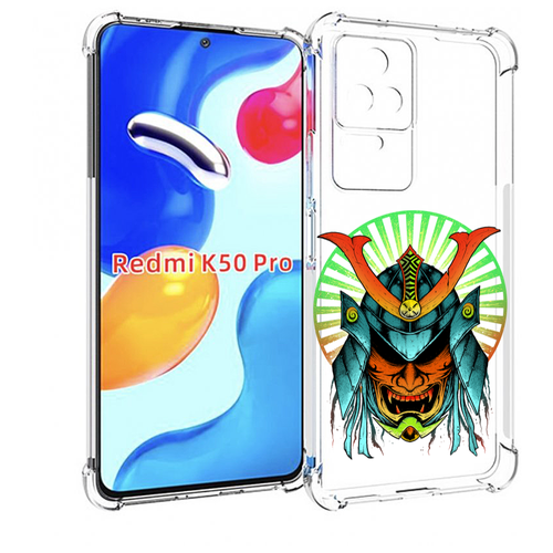 Чехол MyPads ешимитсу рисунок для Xiaomi Redmi K50 / K50 Pro задняя-панель-накладка-бампер