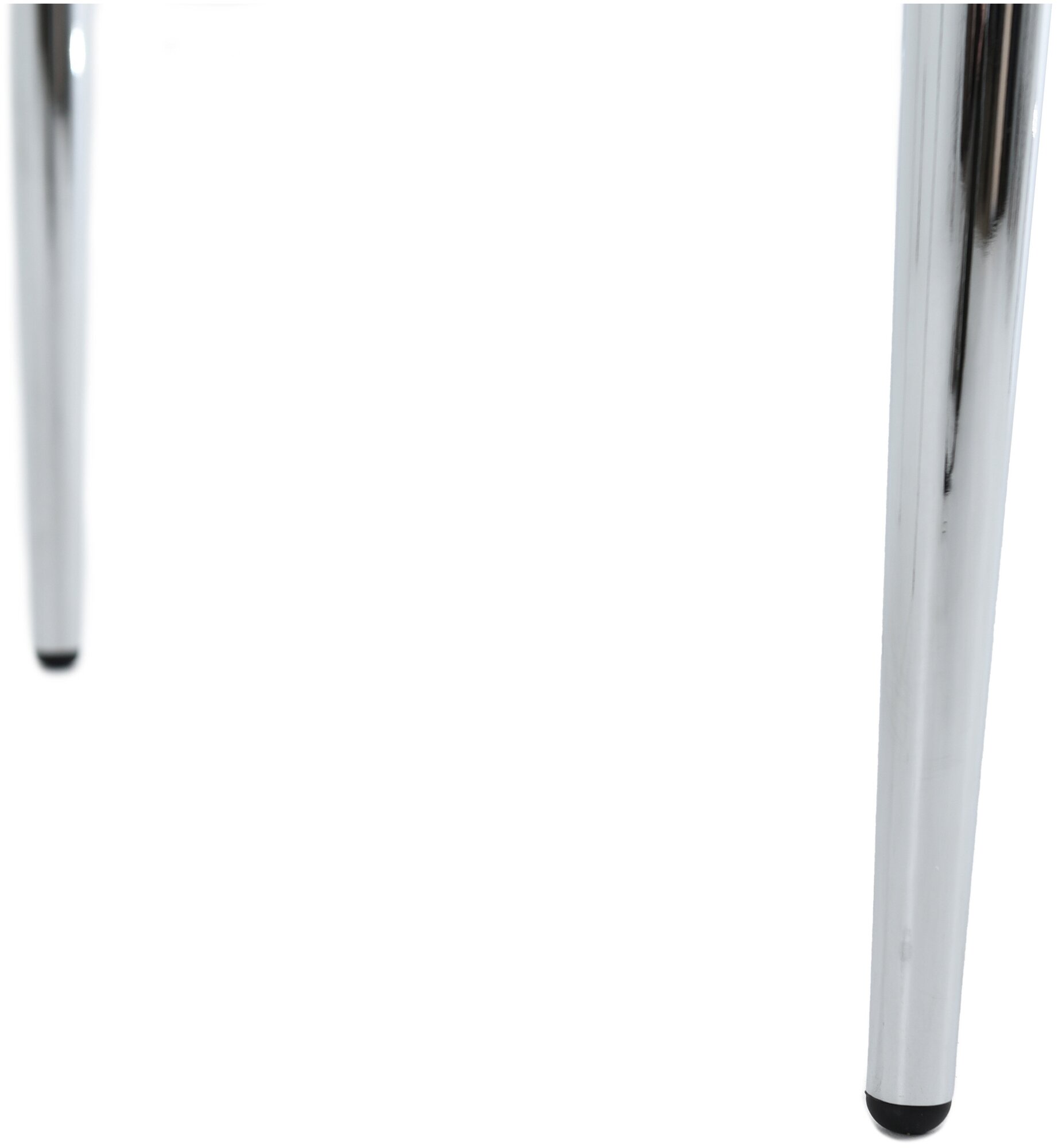 Стол обеденный Раскладной Аврора Ривьера СВ 90, Дуб выбеленный, стекло Молочный, 90х90х74 см - фотография № 11