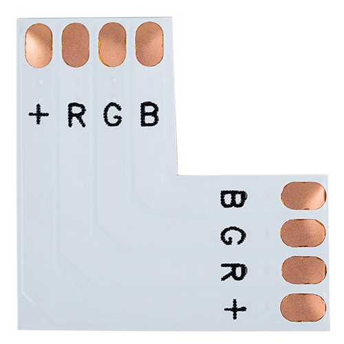 Плата Lamper 144-123 соединительная (L) для RGB светодиодных лент шириной 10 мм
