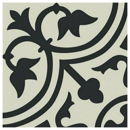 Декор Ribesalbes Pasion Negro 20x20 1 м2