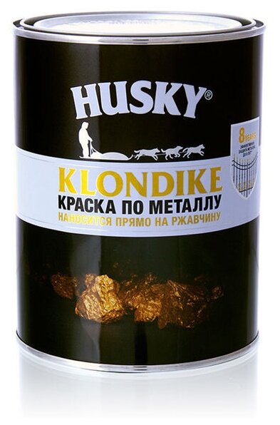 Краска алкидная (А) HUSKY Klondike по металлу молотковая