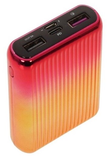 Мобильный аккумулятор Vipe Onyx 10000mAh QC3.0/PD3.0 3A красный (VPPBONYX10KHRED)