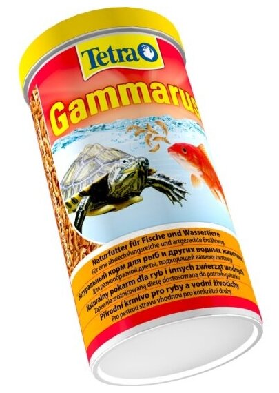 Корм TETRA Gammarus для водных черепах 1000мл - фотография № 4