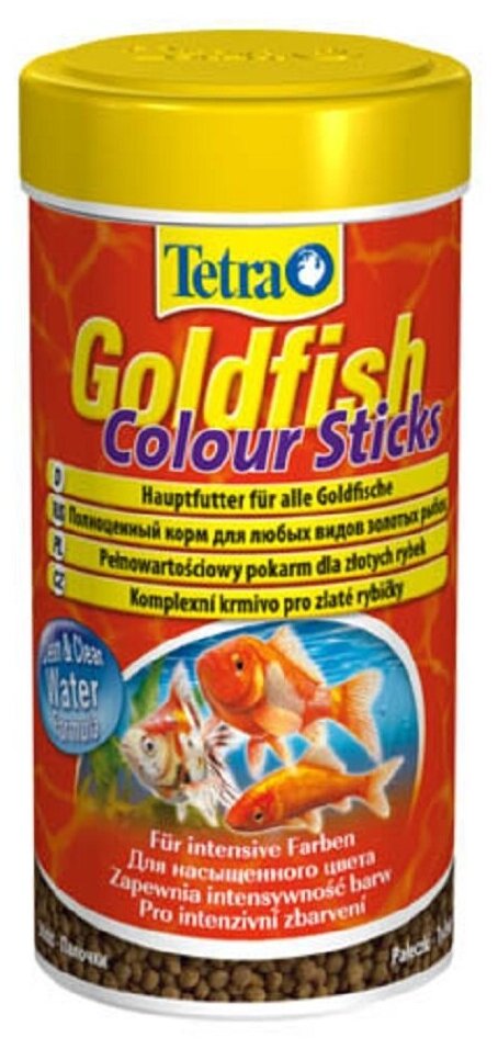 TetraGoldfish Colour Sticks корм в палочках для улучшения окраса золотых рыбок 250 мл . - фотография № 20