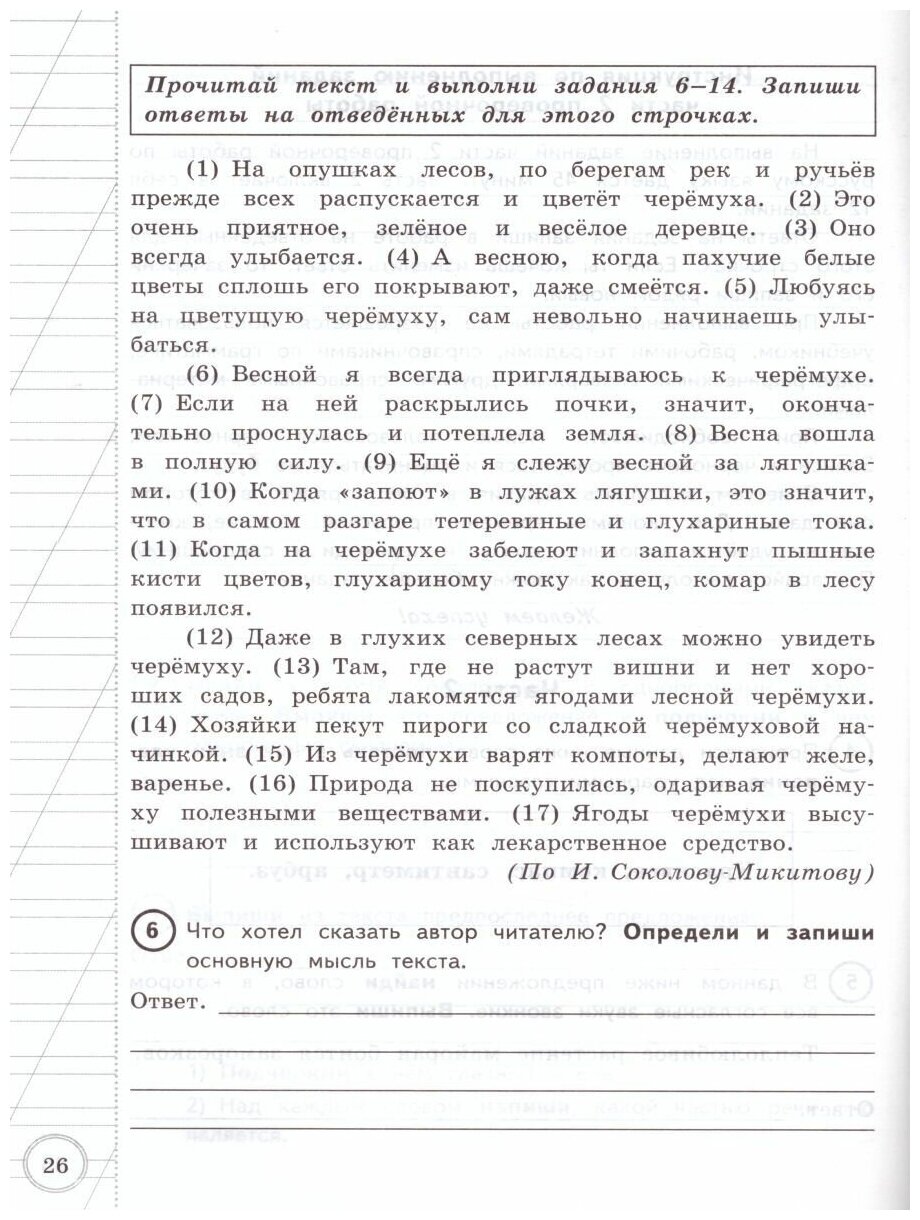 Русский язык ВПР за курс начальной школы Типовые задания 10 вариантов заданий. Подробные критерии оценивания. Ответы. . - фото №2