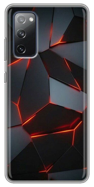 Дизайнерский силиконовый чехол для Самсунг S20 FE / Samsung Galaxy S20 FE Яркие абстракции