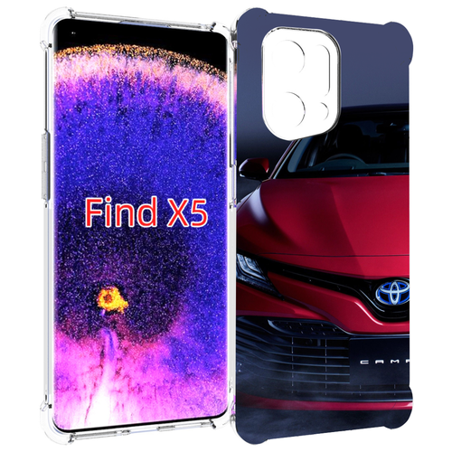 Чехол MyPads toyota тойота 1 для Oppo Find X5 задняя-панель-накладка-бампер