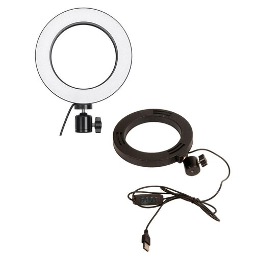 Кольцевая лампа Ring Fill Light с пультом на проводе диаметр 16 см в коробке CXB-160 46000₽