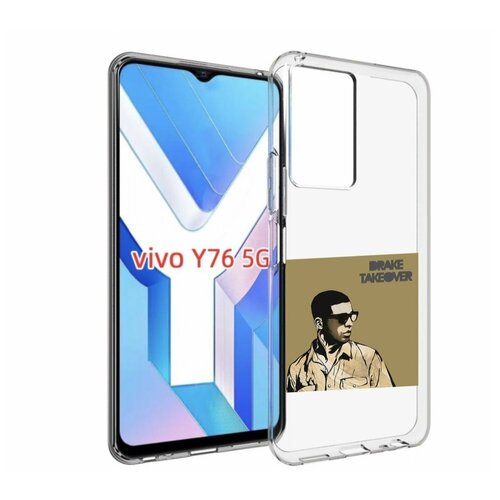 Чехол MyPads Drake - Takeover для Vivo Y76 5G задняя-панель-накладка-бампер