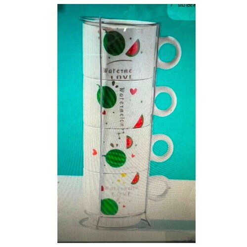 Набор кружек на стойке 280мл «Арбузы»