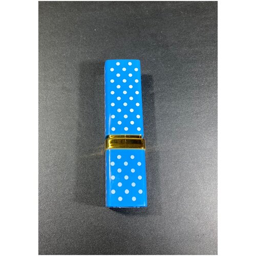 Зажигалка газовая Помада синяя