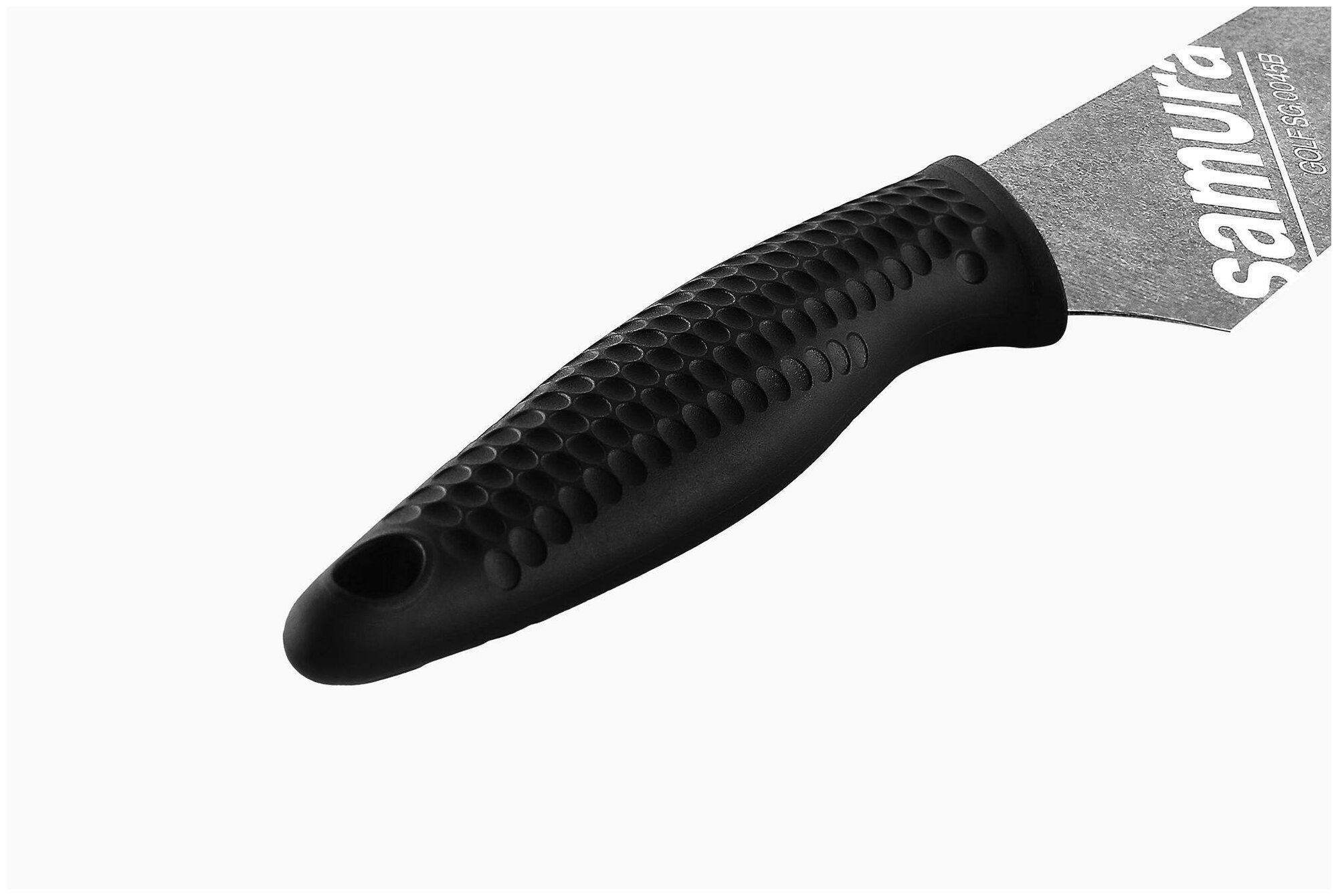 Нож для тонкой нарезки мяса, рыбы, колбасы (слайсер) кухонный Samura Golf Stonewash 251мм SG-0045B