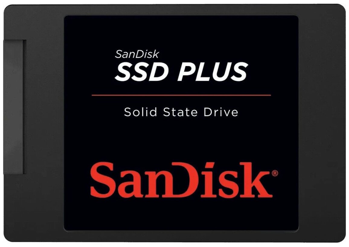 Твердотельный накопитель SanDisk SSD PLUS 1 ТБ SATA III 2.5 SDSSDA-1T00-Z27