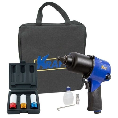 Набор с гайковертом 900 н.м. KRAFT KT 707103