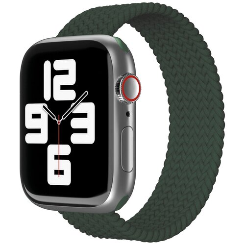 Ремешок VLP Ремешок нейлоновый плетёный vlp для Apple Watch 38/40/41, L/XL, 2шт, темно-зеленый
