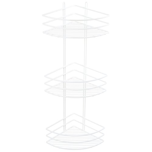 Полка угловая тройная Fixsen белая (FX-710W-3)