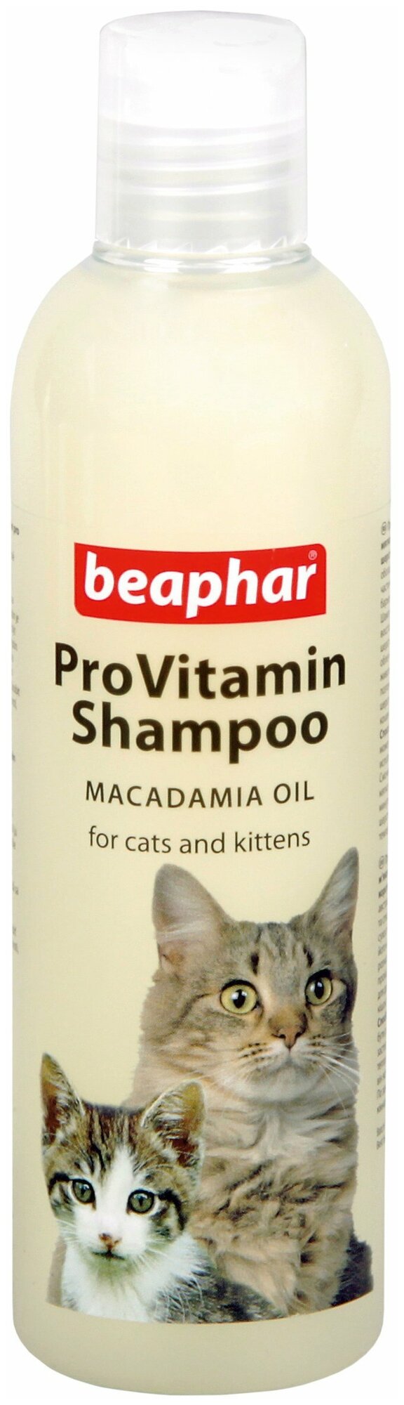 Beaphar 250мл Шампунь для котят и кошек с чувствительной кожей с масл. австрал. ореха Pro Vit
