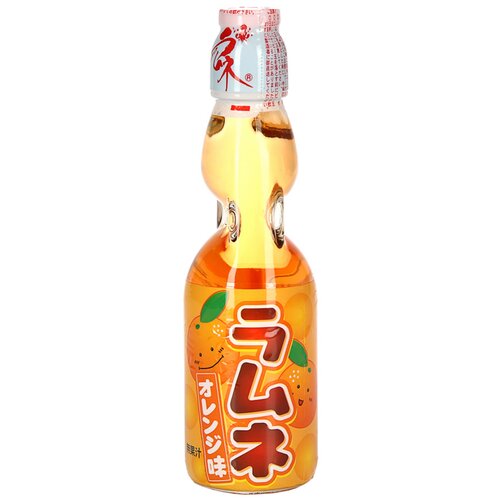 Напиток газированный Ramune со вкусом апельсина, 0.2 л, пластиковая бутылка