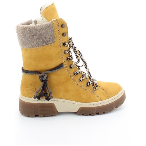 Ботинки Rieker женские зимние, размер 37, цвет желтый, артикул X8618-68