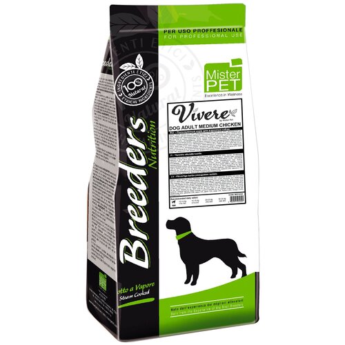Сухой корм для собак Vivere курица 1 уп. х 1 шт. х 20 кг (для средних пород)