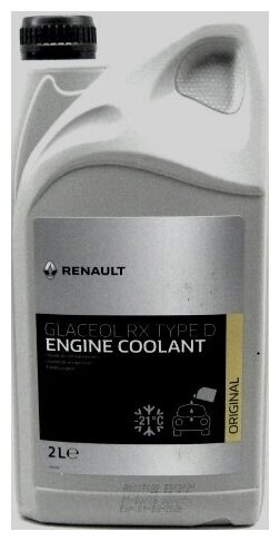 Антифриз зеленый готовый тип d 2л Renault Renault 7711428129 - фотография № 3