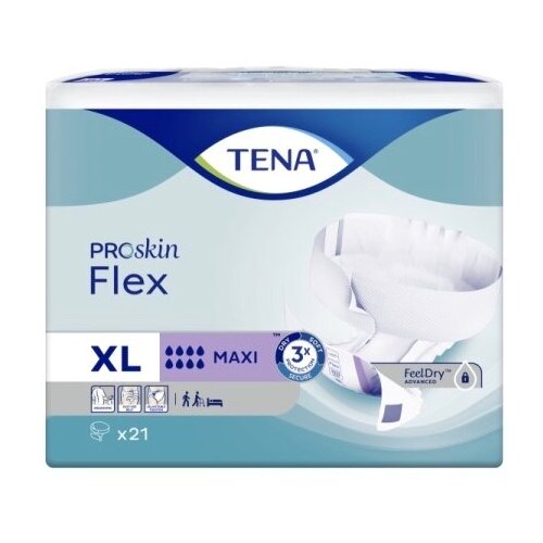 Tena Подгузники для взрослых Tena Flex Maxi Medium, объем талии 70-120 см, 22 шт.